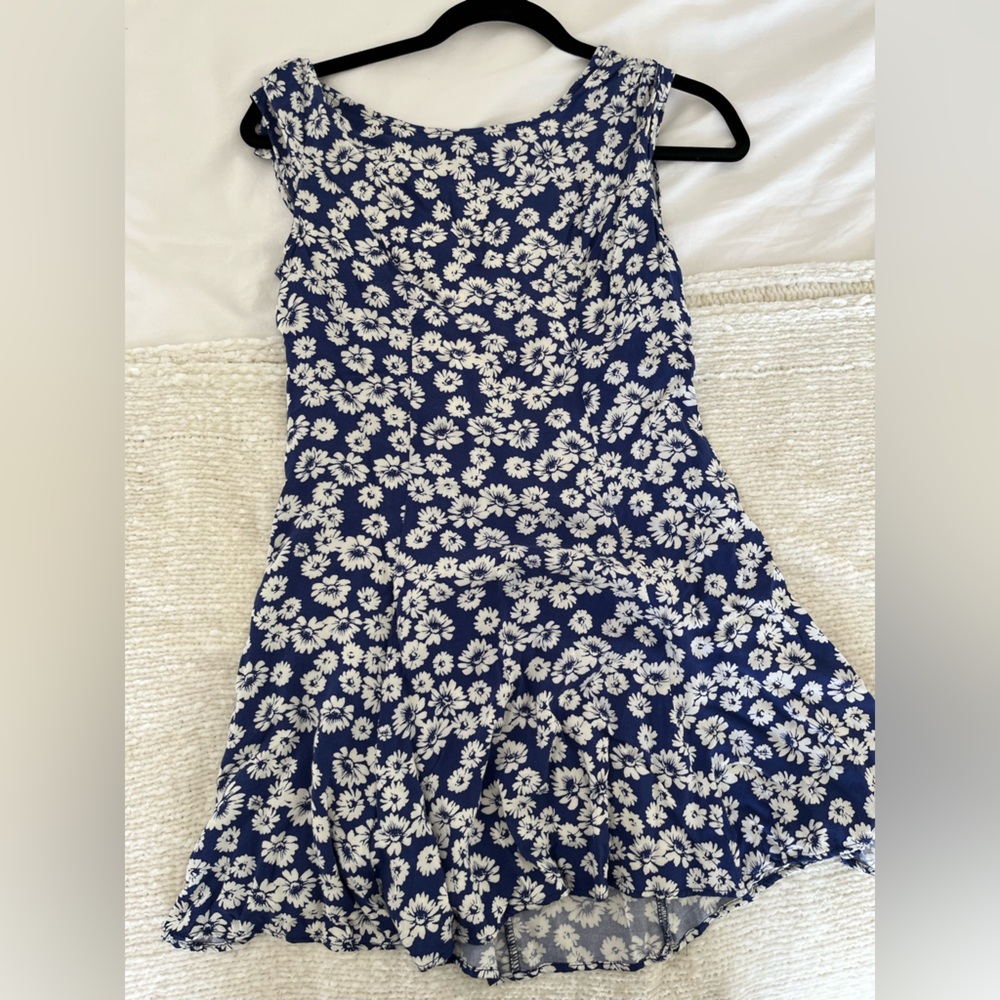 Blue Floral Dress